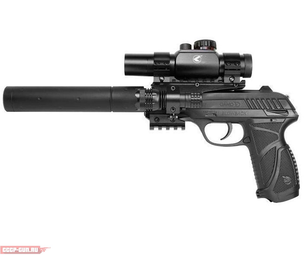 Пневматический Пистолет GAMO PT-85 Tactical (Blowback) Купить.