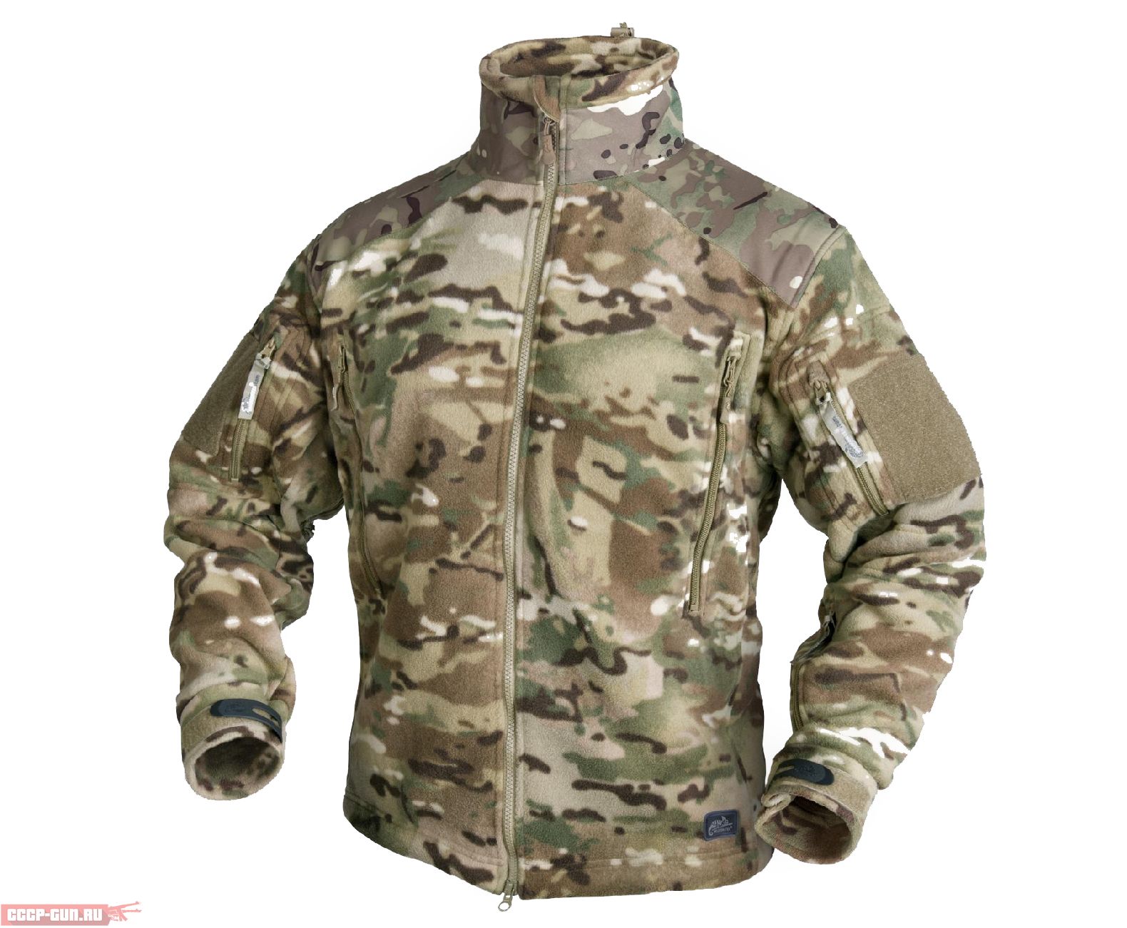 Флисовая тактическая куртка Alpha Tactical, Helikon-Tex, Camogrom, Multicam, мультикам,