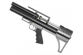 Пневматическая винтовка Dobermann Alfa Bull-Pup 6.35 мм (250 мм, полигональные нарезы, передний взвод)