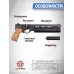 Пневматический пистолет KrugerGun Корсар 5.5 мм (240 мм, d42, редуктор, дерево, с манометром)
