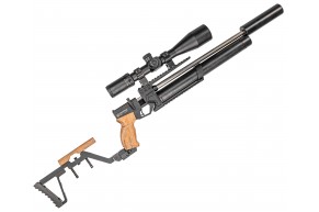 Пневматическая винтовка KrugerGun Корсар 6.35 мм (редуктор, дерево, 420 мм)