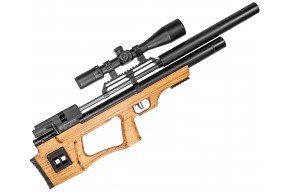Пневматическая винтовка KrugerGun Снайпер BullPup 5.5 мм (прямоток, дерево, 580 мм, резервуар 510)