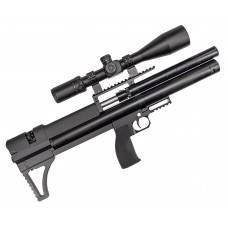 Пневматическая винтовка Dobermann Alfa Bull-Pup 5.5 мм (350 мм, полигональные нарезы, передний взвод)