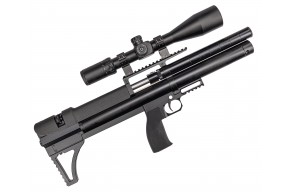 Пневматическая винтовка Dobermann Alfa Bull-Pup 5.5 мм (350 мм, полигональные нарезы, передний взвод)