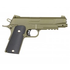 Страйкбольный пистолет Galaxy Colt Custom G.38G (6 мм, green, M1911)