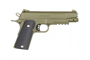 Страйкбольный пистолет Galaxy Colt Custom G.38G (6 мм, green, M1911)