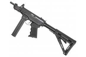 Страйкбольный пистолет-пулемет СтрайкАрмс Кедр-М (6 мм, ПП-91, телескопический приклад)