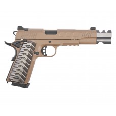 Страйкбольный пистолет KJW Colt M45A1 (6 мм, GBB, CO2, FDE, удлиненный)