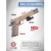Страйкбольный пистолет KJW Colt M45A1 (6 мм, GBB, CO2, FDE, удлиненный)