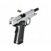 Сигнальный пистолет Курс-С К1911 Compact 5.5 мм (Colt, под патрон 10ТК, хром)