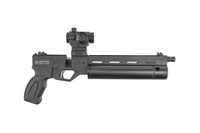 Пневматический пистолет KrugerGun Корсар 6.35 мм (240 мм, D42, прямоток, пластик, с манометром)