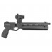 Пневматический пистолет KrugerGun Корсар 6.35 мм (240 мм, D42, прямоток, пластик, с манометром)