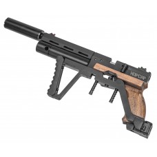 Пневматический пистолет KrugerGun Корсар 6.35 мм (180 мм, D32, прямоток, дерево, приклад, с манометром)