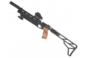 Пневматический пистолет KrugerGun Корсар Hunter Set 6.35 мм (дерево, приклад, цевье, D32, 240 мм, манометр, подарочный набор)