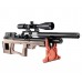 Пневматическая винтовка KrugerGun Снайпер BullPup 6.35 мм (редуктор, передний взвод, дерево, 580 мм, резервуар 510)