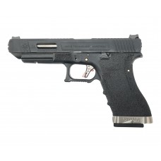 Страйкбольный пистолет WE Glock 34 G-Force (6 мм, GBB, облегченный слайд, Green Gas)