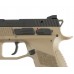 Страйкбольный пистолет KJW CZ P-09 (6 мм, CO2, GBB, Tan)