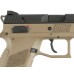 Страйкбольный пистолет KJW CZ P-09 (6 мм, CO2, GBB, Tan)