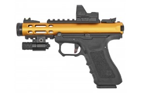 Страйкбольный пистолет WE Galaxy (Gold, 6 мм, GBB, Green Gas, WE-GX01A-GD)