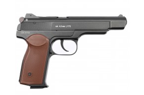 Пневматический пистолет Borner APS-M 4.5 мм (Стечкина, металл, Black)