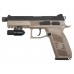 Страйкбольный пистолет KJW CZ P-09 TBC (6 мм, GBB, Green Gas, Tan, резьба)