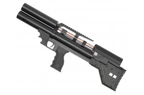 Пневматическая винтовка KrugerGun Снайпер BullPup 5.5 мм (редуктор, пластик, 300 мм, передний взвод)