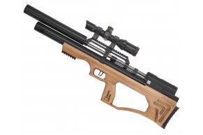 Пневматическая винтовка KrugerGun Снайпер BullPup 6.35 мм (редуктор, дерево L, 500 мм, резервуар 510, передний взвод)
