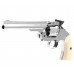 Пневматический револьвер ASG Schofield 6 Silver & Ivory 4.5 мм (пулевой, S&W)