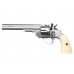 Пневматический револьвер ASG Schofield 6 Silver & Ivory 4.5 мм (пулевой, S&W)