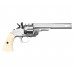 Пневматический револьвер ASG Schofield 6 Silver & Ivory 4.5 мм (пулевой, S&W)
