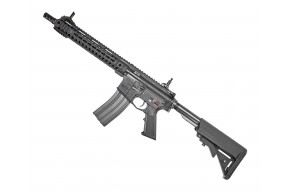 Страйкбольный автомат G&G GC16 MPW (12 Дюймов, черный, 6 мм)