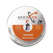 Пули пневматические Spoton Pointed 4.5 мм (0.63 г, 250 шт)