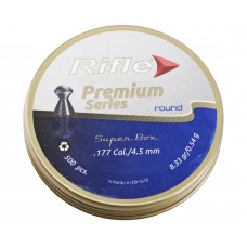 Пули пневматические Rifle Premium Series Round 4.5 мм (500 шт, 0.54 г)