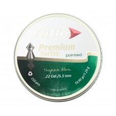 Пули пневматические Rifle Premium Series Pointed 5.5 мм (250 шт, 1.29 г)