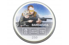 Пули пневматические Borner Barracuda 4.5 мм (250 шт, 0.7 г)