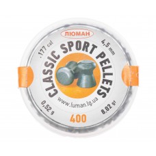 Пули пневматические Люман Classic Sport Pellets 4.5 мм (0.52 г, 400 шт)
