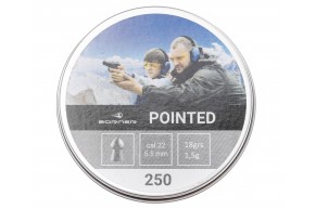 Пули пневматические Borner Pointed 5.5 мм (250 шт, 1.5 г)