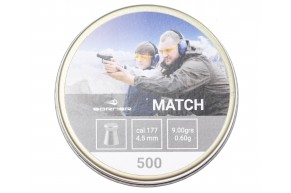 Пули пневматические Borner Match 4.5 мм (500 шт, 0.6 г)