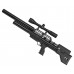 Пневматическая винтовка KrugerGun Снайпер BullPup 5.5 мм (прямоток, пластик, 580 мм, резервуар 510, передний взвод)