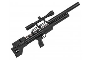 Пневматическая винтовка KrugerGun Снайпер BullPup 5.5 мм (прямоток, пластик, 580 мм, резервуар 510, передний взвод)