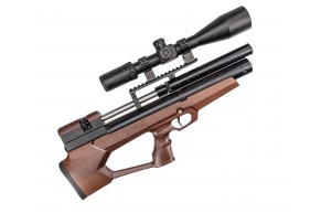 Пневматическая винтовка Dobermann Alfa Bull-Pup 5.5 мм (260 мм, дерево, передний взвод, стандартные нарезы)