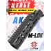 Тактическое цевье SAG MK1 4 M-LOK для АК (S-20001, с прорезью, Weaver)