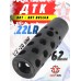 Открытый ДТК BRT Dual-brake 1/2-20 (дульный тормоз, .22LR, 62 мм)