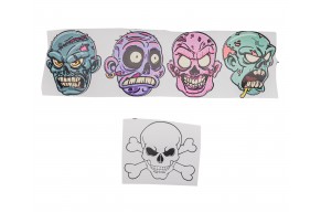 Набор наклеек для мишеней Shootman №2 (5 шт, зомби)