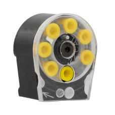 Барабанный магазин Agioso 5.5 мм мини с проточкой (17.5 мм, 7 пуль, для KrugerGun)