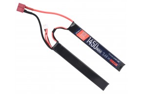 Аккумулятор BlueMax Li-Po 7.4V 1450mAh 30C Nunchuck 2x (7.5x17x115 мм, Т-коннектор)