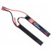 Аккумулятор BlueMax Li-Po 7.4V 1450mAh 30C Nunchuck 2x (7.5x17x115 мм, Т-коннектор)