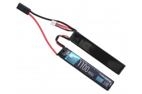 Аккумулятор BlueMax Li-Po 7.4V 1100mAh 20C Nunchuck 2x (5.2x21x102 мм)
