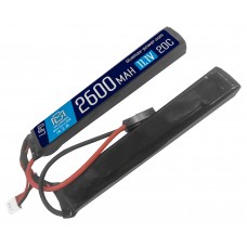 Аккумулятор BlueMax Li-Po 11.1V 2600mAh 20C Nunchuck 2x (12.5x21x128 мм, Mini Tamiya)