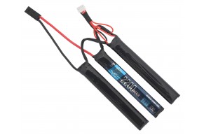 Аккумулятор BlueMax Li-Po 11.1V 2200mAh 15C Nunchuck 3x (102x20x12 мм, Mini Tamiya)